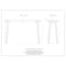 Alaterre Furniture Hairpin Natural Live Edge Wood with Metal 48" Media Console Table, Natural AWDD1020 - alternate 8